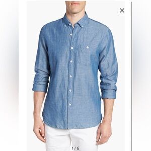 Todd Snyder
Patch Pocket Chambray Sport Shirt